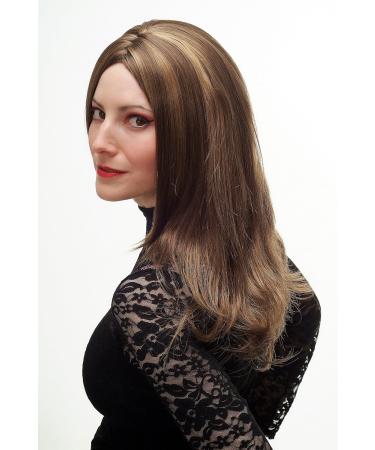 WIG ME UP 3411-12H124 Ladies Wig - Cheeky Brown Blonde Streaked Long Straight Middle Parting | International Shipping Available - Buy Online on SooperMarket.com