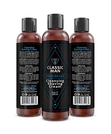Cleansing Shaving Cream 8oz | Smooth Shave & Hydration | International Shipping Available - Buy Online on SooperMarket.com