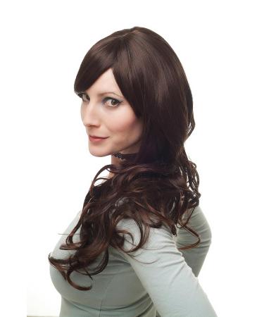 Buy Women's Long Wavy Brown Mahogany Wig | H3101-2T33 | Curly Style International Shipping - Buy Online on SooperMarket.com