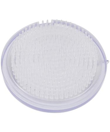 Wazakura Clear Ikebana Kenzan Japanese Flower Holder  Made in Japan  Plastic Floral Arranging Pin Frog  Round - 3(78mm) Clear