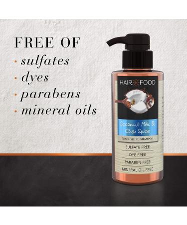 Sulfate Free Coconut & Chai Spice Nourishing Shampoo - 17.9 FL OZ | Dye Free Hair Food Treatment - Buy Online on SooperMarket.com