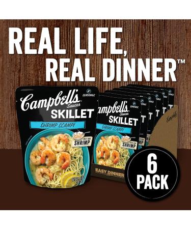 Campbell's Skillet Sauces Shrimp Scampi 11oz Can - Pack of 6 | Delicious Seafood Dish - Buy Online on SooperMarket.com