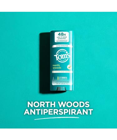 Tom s of Maine North Woods Antiperspirant for Men and Women With Recycled Aluminum 3.25 oz North Woods AP 3.25 Ounce (Pack of 1) - Buy Online on SooperMarket.com