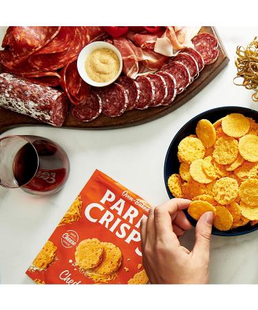 ParmCrisps - Oven Baked Keto-Friendly Cheese Snacks | Original, Sour Cream & Onion, Cheddar, Four Cheese, Jalapeno & Everything Flavors | High Protein, Low Carb, Gluten Free | 100% Real Cheese - Buy Online on SooperMarket.com