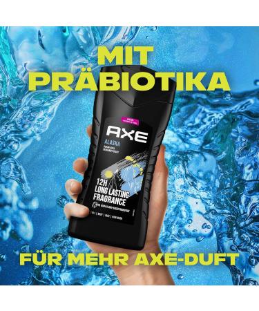 Buy AX 3-in-1 Shower Gel & Shampoo Alaska | Long-Lasting Freshness & Fragrance | Dermatologically Tested 250ml | Mint & Fresh Sandalwood - Global Shipping Available - Buy Online on SooperMarket.com