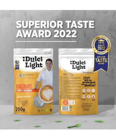 Dulci Light Sucralose Sweetener Granulate 2x200g - Low-Calorie Sugar Replacement for Drinks & Food | International Shipping Available - Buy Online on SooperMarket.com