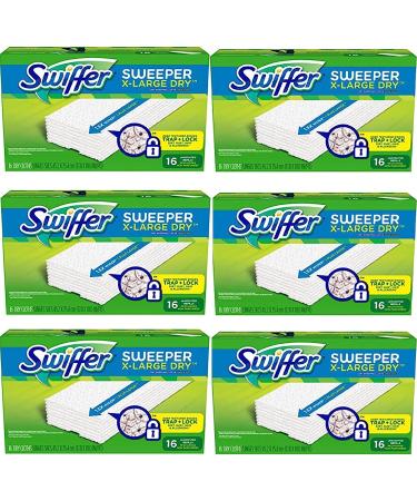 Sweeper XL Dry Sweeping Pad Refills - Unscented 16 Count (Pack of 6) - Buy Online on SooperMarket.com