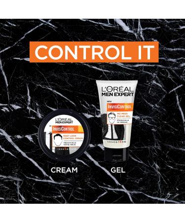 L'Or al Paris Men Expert Invisi Control Hair Gel - Strong Hold for Neat Look - Buy Online on SooperMarket.com