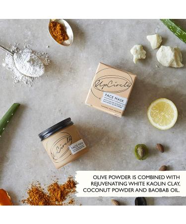 UpCircle Olive Powder Facial Mask 60ml - Eco-Friendly Skincare - Buy Online on SooperMarket.com