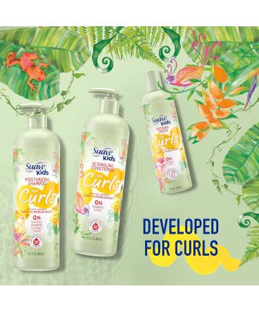 Suave Kids Naturals Curl Shampoo - Moisturizing Sweet Almond & Honey Shampoo for Kids' Curls | Tear-Free & Dermatologist Tested 16.5 oz - Buy Online on SooperMarket.com