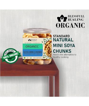 Blessfull Healing Organice SOYA Mini Chunks for Breakfast 1 lb (453 Gram) - Buy Online on SooperMarket.com