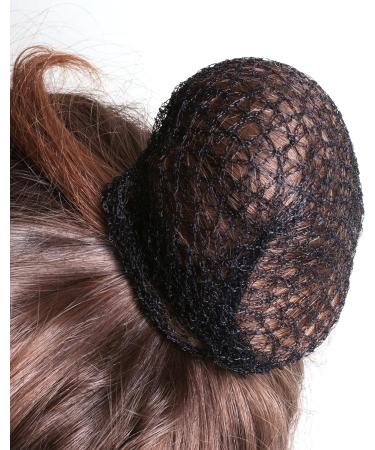 Heavy Duty Black Slumber Hair Net - Dark Elasticated Mesh Styling Sleep In Net - Buy Online on SooperMarket.com