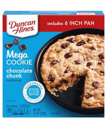Duncan Hines Mega Cookie Chocolate Chunk Pan Cookie Mix, 7.8 oz