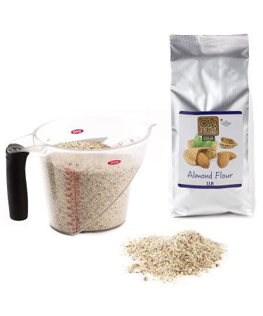 Almond Ground Flour Meal - 1 LB (16oz) Resealable Bulk Pack | Natural Unblanched Almond Flour for Cooking & Baking - Buy Online on SooperMarket.com