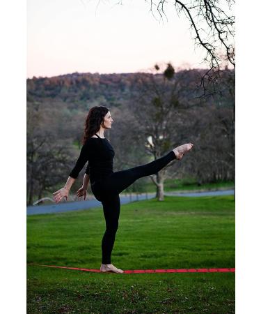 ZenMonkey Slackline Kit with Overhead Training Line, Arm Trainer, Tree Protectors, Carry Bag & Instructions - 60ft - Easy Setup for Family, Kids & Adults - Buy Online on SooperMarket.com