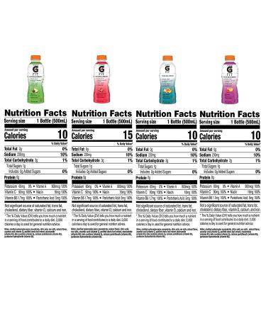Gatorade Fit Electrolyte Beverage Variety Pack - 12 Bottles, 16.9 oz Each - Buy Online on SooperMarket.com