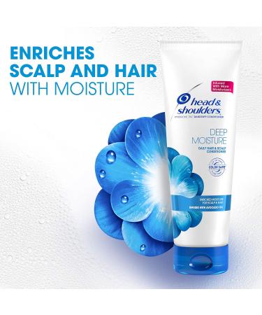 Shop Head & Shoulders Deep Moisture Dandruff Conditioner 10.6 oz - Hydrating Relief for Dandruff | International Shipping Available - Buy Online on SooperMarket.com