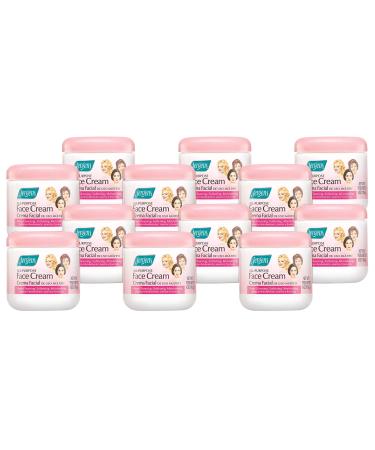 Jergens All Purpose Face Cream Deep Cleansing Facial Cream Makes Skin Smooth and Vibrant 6 Ounce (Pack of 12)