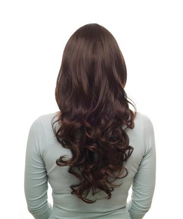 Buy Women's Long Wavy Brown Mahogany Wig | H3101-2T33 | Curly Style International Shipping - Buy Online on SooperMarket.com