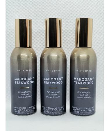 Bath & Body Works Mahogany Teakwood Room Spray - Lot of 3 Mahogany Teakwood 1.50 Ounce (Pack of 3)