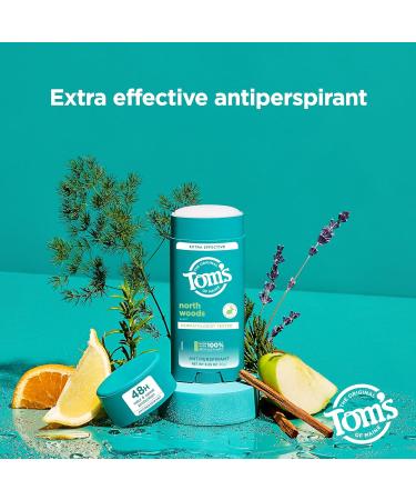Tom s of Maine North Woods Antiperspirant for Men and Women With Recycled Aluminum 3.25 oz North Woods AP 3.25 Ounce (Pack of 1) - Buy Online on SooperMarket.com