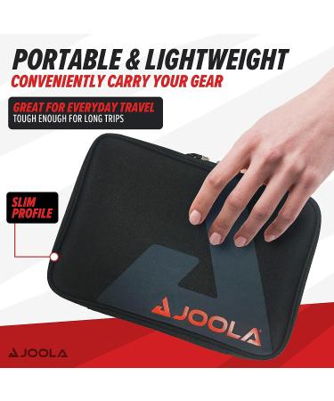 JOOLA Vision Focus Ping Pong Paddle Case with Storage Compartment - Racket Cover for Table Tennis Rubber Protection - Table Tennis Organizer - Buy Online on SooperMarket.com