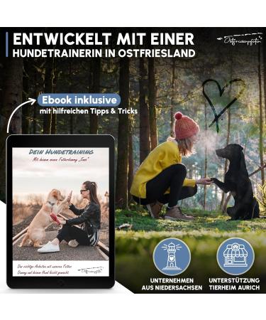 Ostfriesenpfoten Enno: Durable Feed Bag for Dogs | Washable & Versatile | Size L | Includes Agility Training eBook | Neongr n | International Shipping Available - Buy Online on SooperMarket.com