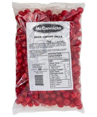 McCormicks - Sour Cherry Balls - Bulk Candy 1 Kilogram