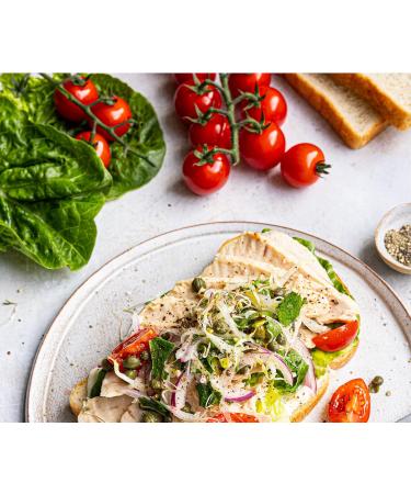 Shines Wild Irish Albacore Tinned Tuna in Spring Water - Low Carb & High Protein Canned Tuna - Ideal for Keto Diet - Hand Filleted - High in Omega 3 - Gluten Free - 12 x 111g Cans - Buy Online on SooperMarket.com