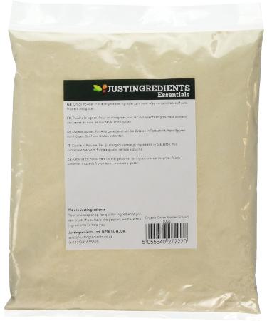 JustIngredients Essentials Organic Onion Powder 500g - Pack of 1 | Pure and Natural - Buy Online on SooperMarket.com