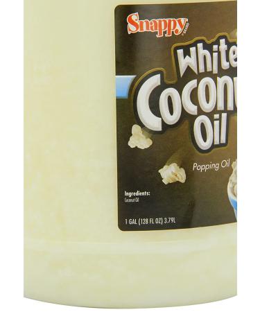 Snappy White Coconut Oil 1 Gallon - Pure & Versatile Cooking Oil - Buy Online on SooperMarket.com