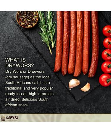 Safari Drywors Spice - Ready-to-Eat South African Food - Delicious Sausage Seasoning - 1kilogram - Buy Online on SooperMarket.com