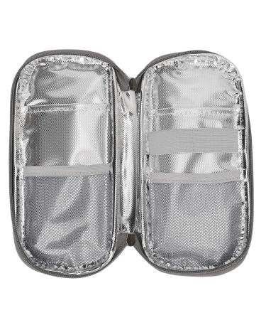 Portable Insulin Cooler Bag Diabetic Supplies Organizer - Marble Green - Buy Online on SooperMarket.com
