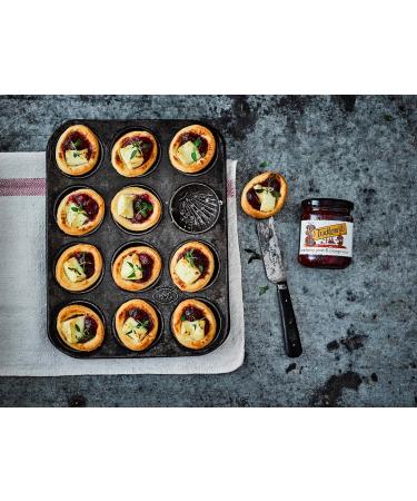 Tracklements Cranberry Port & Orange Sauce 370g | Handmade Gluten & Vegetarian Friendly | Tangy Flavour for Meats & Cheese | Ideal Festive Gift - Buy Online on SooperMarket.com