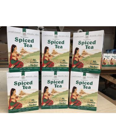 Grehge d Tea -Masala chai- of 80 Tea Bags (6 Boxes) - Buy Online on SooperMarket.com