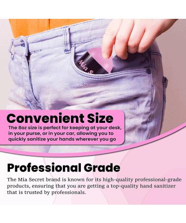 Mia Secret Professional Nail System Hand Sanitizer Antiseptic 8oz - Buy Online Now! - Buy Online on SooperMarket.com