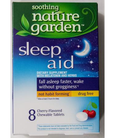 Soothing Nature Garden Sleep Aid Remedy (4 Boxes - Total 32 Cherry Tablets)