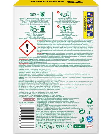 Persil Power Bars Universal Detergent (75 Wash Loads) - Eco-Friendly Pre-Dose Full Detergent for Pure Hygienic Laundry Care - Buy Online on SooperMarket.com