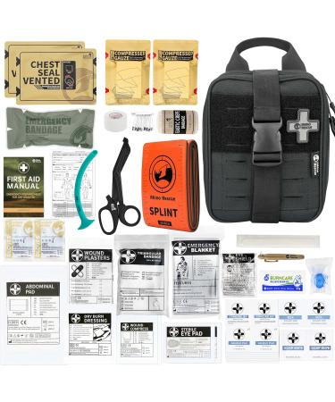 RHINO RESCUE IFAK First Aid Trauma Kit - Black