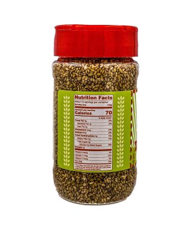 White Roasted Sesame Seeds - Nutritious Sesame Seeds for Dishes, Teas & Seasonings - 4 Oz (2-Pack, 8 Oz Total) - OU-Kosher Parve - Buy Online on SooperMarket.com