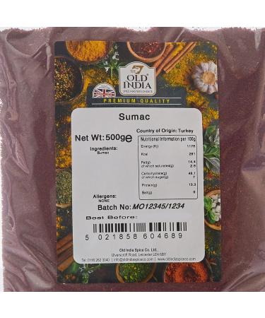Old India Sumac 500g - Authentic Spice Blend - Pack of 1 - Buy Online on SooperMarket.com