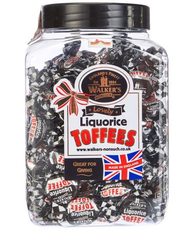 Walkers Nonsuch Liquorice Toffee 1.25 kg Jar