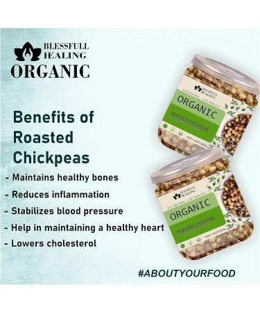 Blessfull Healing Organice Roasted Chickpeas 2 lb (907 Gram) - Buy Online on SooperMarket.com