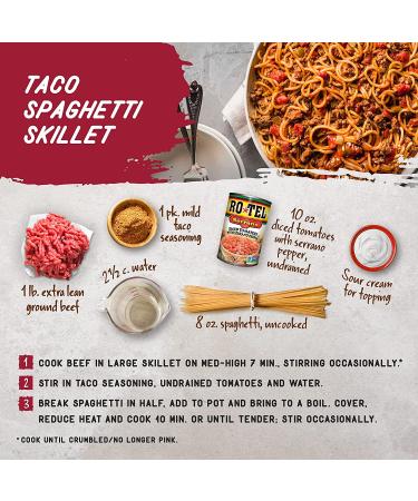 RO-TEL Diced Tomatoes with Serrano - Keto Friendly | Buy Now - Buy Online on SooperMarket.com
