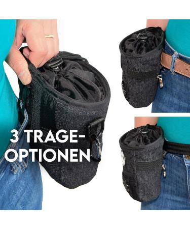 Dog is K nig Training Treat Feed Bag for Dogs | Compact Functional Quick Rewards + Feces Bag Dispenser & Training Book - International Shipping Available - Buy Online on SooperMarket.com