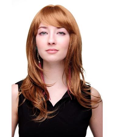WIG ME UP 4038-27C Dark Blonde & Red Long Wavy Wig - Medium Blonde Hair Tips | International Shipping Available - Buy Online on SooperMarket.com