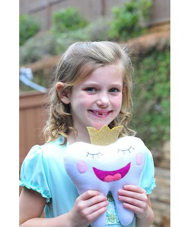 Tickle & Main Tooth Fairy Pillow Kit with Notepad and Keepsake Pouch - 3 Piece Set for Teeth, Notes, and Photos - Buy Online on SooperMarket.com