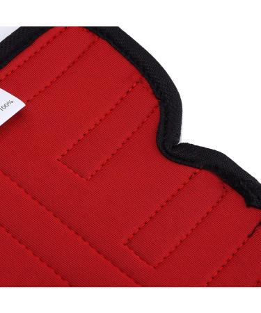 EVTSCAN 1 Pair Supportive Dog Leg Braces Reflective Designed Dog Front Leg Protector for Injury/Sprains/Instability/Anthritis(L-red) L Red - Buy Online on SooperMarket.com