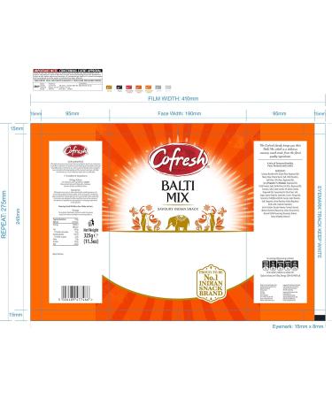 Cofresh Balti Mix 6 x 325g | Savory Snack Mix | 1.95 kg Pack - Buy Online on SooperMarket.com