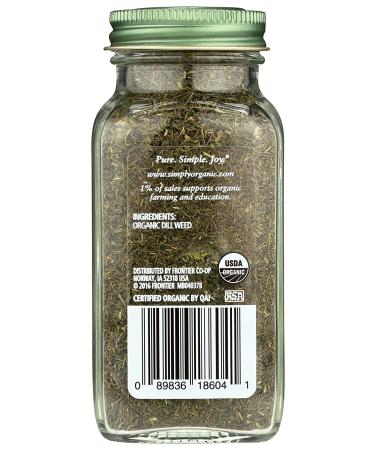 Simply Organic Dill Weed Cut & Sifted - 0.81 oz: Top-Quality Seasoning - Buy Online on SooperMarket.com